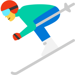 Skier Emoji Copy Paste ― ⛷️ - skype