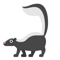 Skunk Emoji Copy Paste ― 🦨 - skype