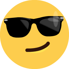 Smiling Face With Sunglasses Emoji Copy Paste ― 😎 - skype