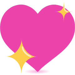Sparkling Heart Emoji Copy Paste ― 💖 - skype