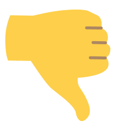 Thumbs Down Emoji Copy Paste ― 👎 - skype