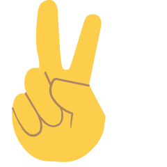 Victory Hand Emoji Copy Paste ― ✌️ - skype