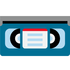Videocassette Emoji Copy Paste ― 📼 - skype