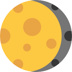 Waning Gibbous Moon Emoji Copy Paste ― 🌖 - skype