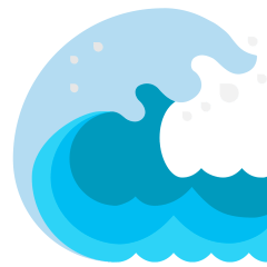 Water Wave Emoji Copy Paste ― 🌊 - skype