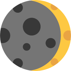Waxing Crescent Moon Emoji Copy Paste ― 🌒 - skype