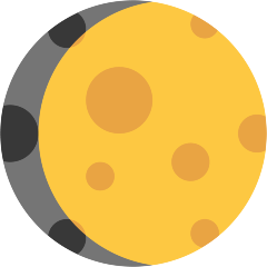 Waxing Gibbous Moon Emoji Copy Paste ― 🌔 - skype