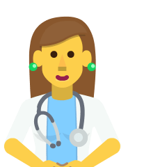 Woman Health Worker Emoji Copy Paste ― 👩‍⚕ - skype