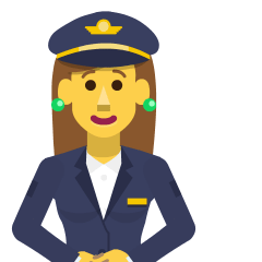 Woman Pilot Emoji Copy Paste ― 👩‍✈ - skype