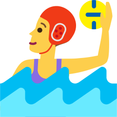 Woman Playing Water Polo Emoji Copy Paste ― 🤽‍♀ - skype