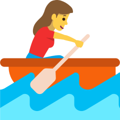 Woman Rowing Boat Emoji Copy Paste ― 🚣‍♀ - skype
