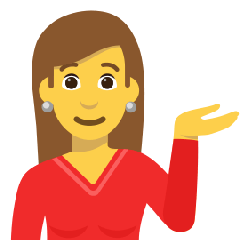 Woman Tipping Hand Emoji Copy Paste ― 💁‍♀ - skype