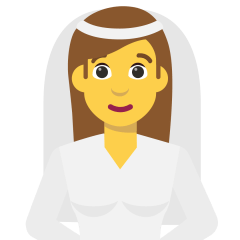 Woman With Veil Emoji Copy Paste ― 👰‍♀ - skype