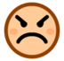 Angry Face Emoji Copy Paste ― 😠 - softbank