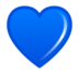 Blue Heart Emoji Copy Paste ― 💙 - softbank