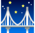 Bridge At Night Emoji Copy Paste ― 🌉 - softbank