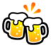 Clinking Beer Mugs Emoji Copy Paste ― 🍻 - softbank
