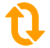 Clockwise Vertical Arrows Emoji Copy Paste ― 🔃 - softbank