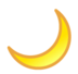 Crescent Moon Emoji Copy Paste ― 🌙 - softbank