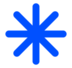 Eight-spoked Asterisk Emoji Copy Paste ― ✳️ - softbank