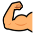 Flexed Biceps Emoji Copy Paste ― 💪 - softbank