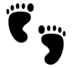 Footprints Emoji Copy Paste ― 👣 - softbank