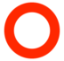 Hollow Red Circle Emoji Copy Paste ― ⭕ - softbank