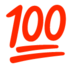 Hundred Points Emoji Copy Paste ― 💯 - softbank