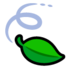 Leaf Fluttering In Wind Emoji Copy Paste ― 🍃 - softbank