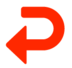 Right Arrow Curving Left Emoji Copy Paste ― ↩️ - softbank