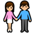Woman And Man Holding Hands Emoji Copy Paste ― 👫 - softbank