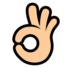 OK Hand Emoji Copy Paste ― 👌 - softbank