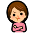 Person Pouting Emoji Copy Paste ― 🙎 - softbank