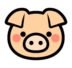 Pig Face Emoji Copy Paste ― 🐷 - softbank