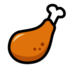 Poultry Leg Emoji Copy Paste ― 🍗 - softbank