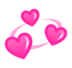 Revolving Hearts Emoji Copy Paste ― 💞 - softbank