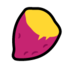 Roasted Sweet Potato Emoji Copy Paste ― 🍠 - softbank