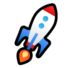 Rocket Emoji Copy Paste ― 🚀 - softbank