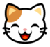 Grinning Cat Emoji Copy Paste ― 😺 - softbank