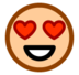 Smiling Face With Heart-eyes Emoji Copy Paste ― 😍 - softbank