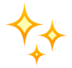 Sparkles Emoji Copy Paste ― ✨ - softbank
