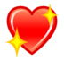 Sparkling Heart Emoji Copy Paste ― 💖 - softbank