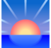 Sunrise Emoji Copy Paste ― 🌅 - softbank