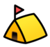 Tent Emoji Copy Paste ― ⛺ - softbank