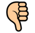 Thumbs Down Emoji Copy Paste ― 👎 - softbank