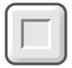 White Square Button Emoji Copy Paste ― 🔳 - softbank