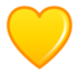 Yellow Heart Emoji Copy Paste ― 💛 - softbank