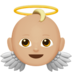 Baby Angel: Medium-light Skin Tone Emoji Copy Paste ― 👼🏼 - apple