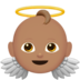Baby Angel: Medium Skin Tone Emoji Copy Paste ― 👼🏽 - apple