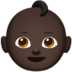 Baby: Dark Skin Tone Emoji Copy Paste ― 👶🏿 - apple